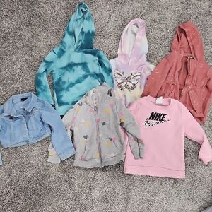 4T Girls Hoodie And Jacket Bundle
